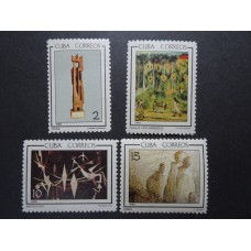 CUBA 1965 SERIE COMPLETA DE ESTAMPILLAS NUEVA MINT PINTURAS